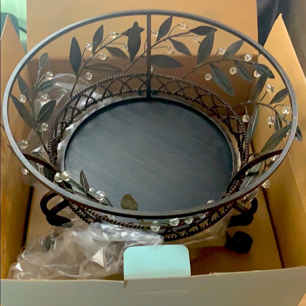 Partylite P8054-B Garden Lites 3-wick holder base